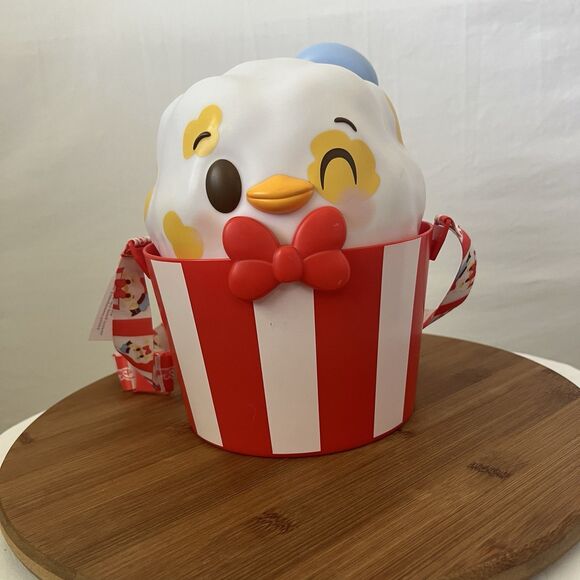 Disney Parks 2024 Munchlings Donald Duck Popcorn Bucket Preowned Souvenir - Picture 1 of 8